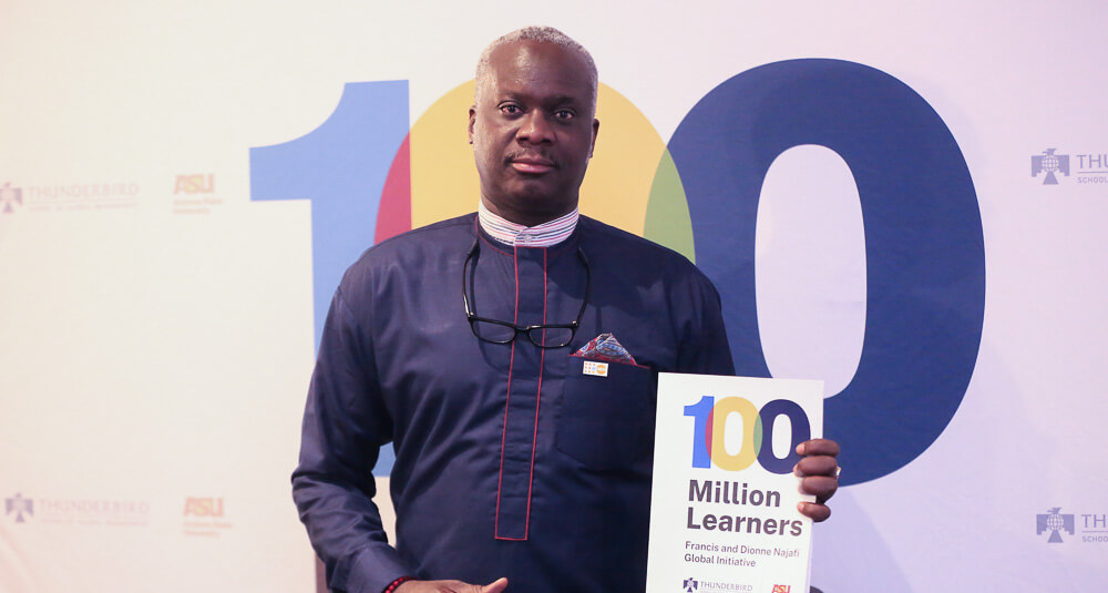 Thunderbird Francis & Dionne Najafi 100 Million Learners Global Initiative
